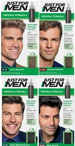 3 Packs Just for Men Shampoo-In Hair Colour Dye Original Formula - Picture 1 of 60