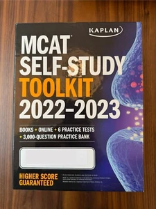 KAPLAN MCAT Self-Study Toolkit 2022-2023, Complete Set, Like Brand-New - Picture 1 of 3