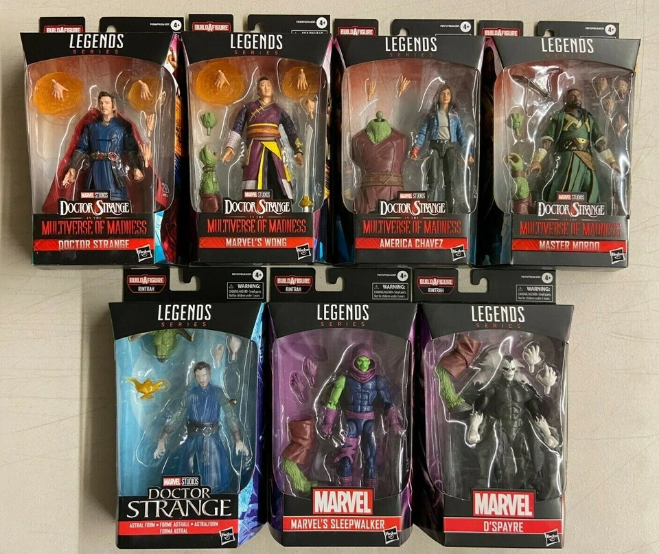 Marvel Legends 6" Doctor Strange Completo Rintrah BAF Construir Una Figura Serie Set Foto 1 de 4