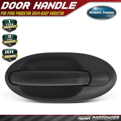 Manija de puerta exterior negra textura derecha pasajero trasero para Ford Freestar Windstar Foto 1 de 4