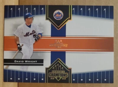 Donruss Champions Impressions 2005 David Wright 33/50 leyenda de los Mets de Nueva York raro Foto 1 de 3