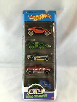 HOT WHEELS  toxic creatures cars 5 pack  - Image 1 of 4