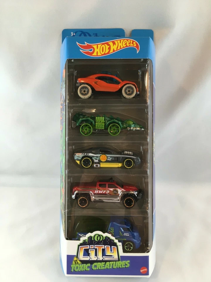Hot Wheels Toxic Creatures Cars Pack de 5  Foto 1 de 4