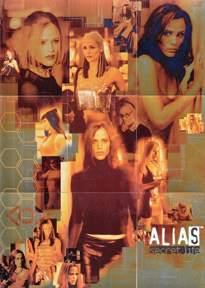 ALIAS SEASON 1 2002 INKWORKS SECRET LIVES FOIL PUZZLE INSERT CARD SET SL1 TO SL9 - Image 1 of 1