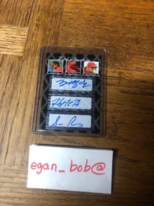 2006 Just Minors Triple Signature Hank Conger, Young-IL Jung, Sean Rodriguez 3/3 - Picture 1 of 3