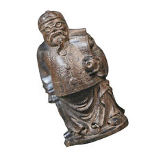  Chinses Style Adorn Ornaments Wooden Rich Man Craft Decor Sculpture