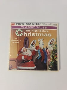 Vintage 1962 Night Before Christmas View Master 3 Rollen Set & Buch ungeöffnet B382 - Bild 1 von 12