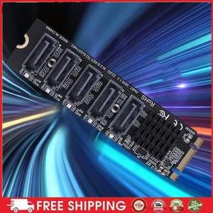 M.2 MKEY PCI-E Riser Card M.2 To SATA 3.0 Converter NVME To SATA SATA3.0 Adapter - Afbeelding 1 van 21
