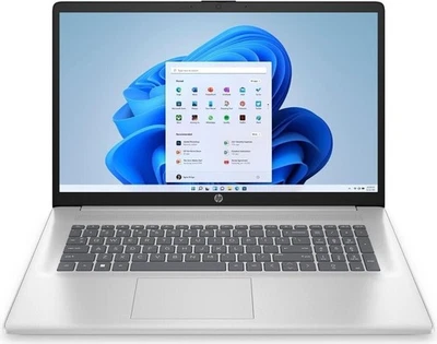 HP 17-cp2536ng, Ryzen 3 7320U, 8GB RAM, 512GB SSD W11 HDMI AUX USB A und C - Bild 1 von 4