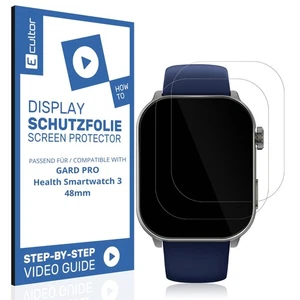 2x 3D Schutzfolie für GARD PRO Health Smartwatch 3 48mm Display Folie Flexibel - Bild 1 von 6