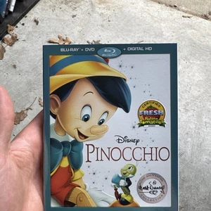 Disney Pinocchio (2017 Blu-Ray + DVD Disc + Digital) Brand New - Imagen 1 de 2