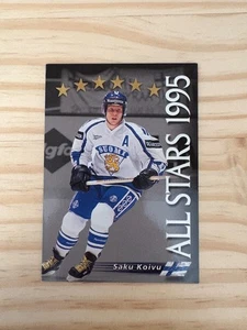 1996 Swedish Semic Wien All-Stars #AS5 Saku Koivu / Pelle Eklund - RARE ! - Imagen 1 de 2