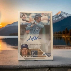2023 Topps Chrome Update Nick Pratto Auto RC Rookie Kansas City Royals - Bild 1 von 3