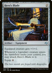 X 1 Hero's Blade NM-M Fate Reforged 160 MTG Magic The Gathering - Picture 1 of 2