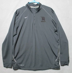Nike Herren 1/4 Zip Pullover Herren Gr. L Grau Golf Dri-Fit H.S. FB Logo 361048-214 - Bild 1 von 18