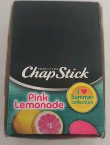 Lot of 12 CHAPSTICK PINK LEMONADE LIP BALM 0.15 OZ - LIMITED EDITION- BRAND NEW - Picture 1 of 3