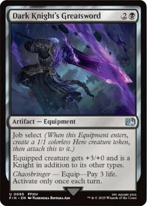 ⭐⭐⭐⭐⭐MTG Single Magic The Gathering Final Fantasy Dark Knight's Grea - Picture 1 of 1