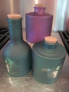 PFALTZGRAFF ~ JAMBERRY PURPLE AND GREEN STACK ABLE CRUET NEW IN BOX - Picture 1 of 4