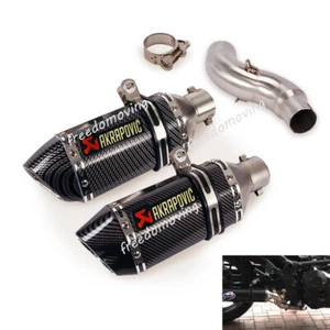 For Honda CTX 700 Exhaust Mid Connect Pipe Slip On 310mm Muffler With DB Killer - Picture 1 of 13