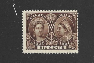 SELLO DE CANADÁ #55 (BISAGRA) DE 1897 - Imagen 1 de 2