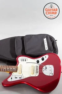 2010 Fender Japan Jaguar JG66 '66 Reissue | Old Candy Apple Red | Matching Heads - Picture 1 of 20
