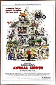 Póster original de 1978 de Animal House John Belushi raro Nueva York Wilding triple - Imagen 1 de 1