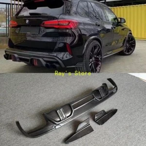 Real Carbon Fiber Rear Lip Bumper Splitter Diffuser For BMW X5M F95 LD Style - Bild 1 von 7
