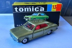 TOMICA 13 - MITSUBISHI GALANT HARDTOP [GREEN] EARLY WHEELS EXCELLENT VHTF  - Picture 1 of 12