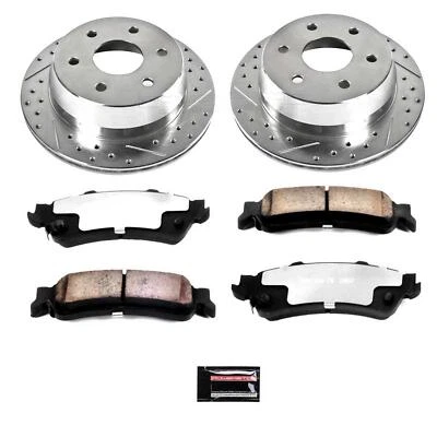 Kit de freio a disco PowerStop - Traseiro - Compatível com Chevrolet Astro 2003-2005, Chevrolet Aval - Imagem 1 de 4