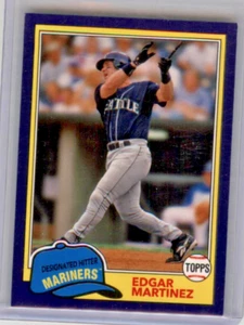 2018 Topps Archives Purple Edgar Martinez #241 031/175 SEATTLE MARINERS - Picture 1 of 2