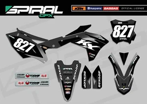 Custom MX Graphics Kit Kawasaki KXF 250 450 Modified Grey 2019 2020 2021 - Picture 1 of 1