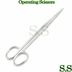 1 PC Surgical Medical Operating Scissors Straight 5.5" SHARP/SHARP Instruments - Picture 1 of 2