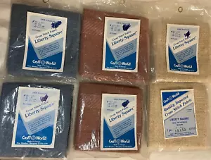 NEW Lot of 6 - Lliberty Square - 15" - 14 Ct Aida - Cross Stitch Fabric XStitch - Picture 1 of 5