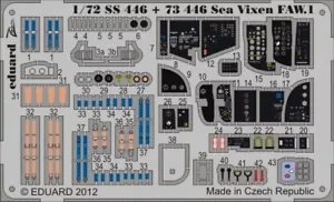 D.H. SEA VIXEN FAW.1 INTERIOR 1:72 EDUARD SS446 FOTOINCISIONI PER CYBER HOBBY - Foto 1 di 1