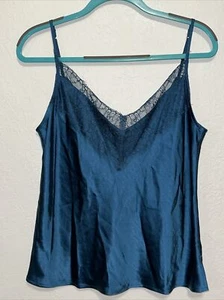 NUEVO Top Soma Para Mujer Talla Mediana M Firma Sensual Encaje Cami Suave Azul Nuevo con Etiquetas A21 - Imagen 1 de 16