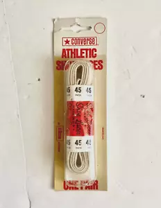 Vintage Converse Athletic Shoe Laces 45 Inch Beige Sneakers Shoes NWT NOS USA - Picture 1 of 3