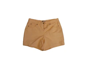 Faded Glory Womens Shorts Size 12 Orange Spring Easter - Picture 1 of 8
