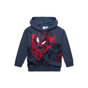 Marvel Boys Spiderman Hoodie Sweatshirt Size 10/12 Hooded Turbulence NEW/TAG - Picture 1 of 4