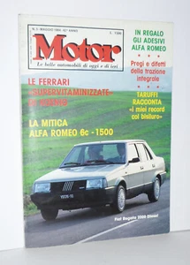 MOTOR - N. 5 - MAGGIO 1984 - FIAT REGATA 2000 DIESEL - ALFA ROMEO 6C - RIVISTA - Imagen 1 de 2