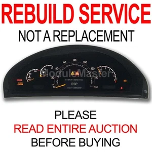 Rebuild Repair for 00 01 02 03 04 05 06 Mercedes CL500 CL55 S430 S500 Cluster - Picture 1 of 2