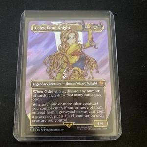 Celes, Rune Knight (senza confini) (Surge Foil) Commander: Final Fantasy Foil - Foto 1 di 2