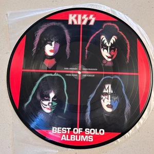 (EX) Kiss "Best Of The Solo Albums" Vinyl LP Picture Disc ACE FREHLEY, ETC. Rare - Imagen 1 de 12