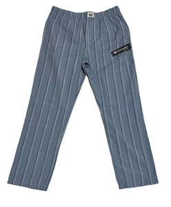 Dockers Men's Woven Cotton Blend Lounge Pants Medium (32-34) Blue Stripe - Picture 1 of 4