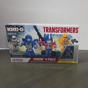 KREON 4-PACK Transformers Kre-o Universal Optimus Prime Evac Megatron Bumblebee - Picture 1 of 2