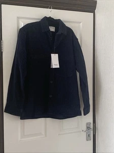 Selected Homme Hombre Chaqueta Azul Marino Pana Sobrecamisa Camisa Talla M - Imagen 1 de 8