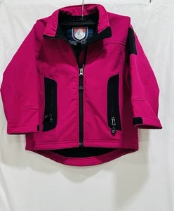 Rigged Bear Kids Pink Jacket With Pockets Size S - Picture 1 of 7