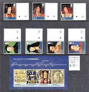 GB THE STEWARTS FULL SET AND M/S SG 3046/52 SUPERB!!!! - Foto 1 di 1