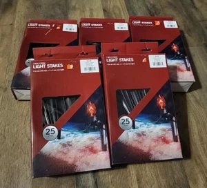 5 Boxes Box Lot 7” Outdoor Light Stake 25 ct New - Picture 1 of 8