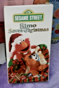 Sesame Street - Elmo Saves Christmas Prairie Dawn Zoe The Count Bert Ernie VHS - Picture 1 of 1