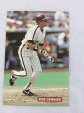 1989 Philadelphia Phillies Team Issue TastyKake Photo Card-Bob Dernier